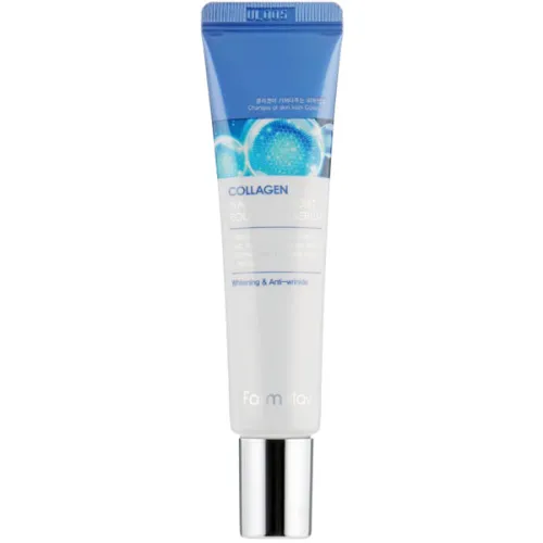 Увлажняющая сыворотка для кожи вокруг глаз FarmStay Collagen Water Full Moist Rolling Eye Serum с коллагеном, 25 мл.
