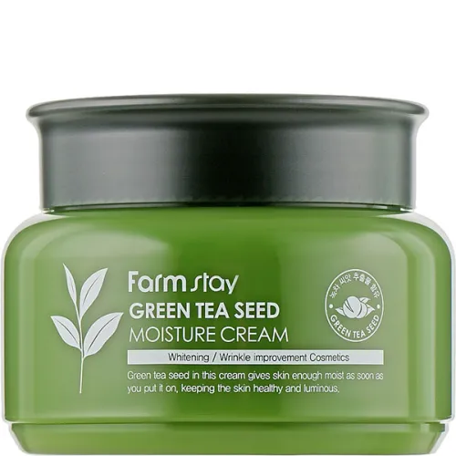 Увлажняющий крем для лица экстрактом зеленого чая FarmStay Green Tea Seed Moisture Cream, 100 г.