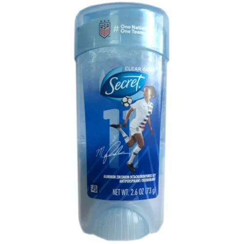 Гелевий дезодорант-антиперспірант «спорт» Secret One Team 11 Clear Gel Antiperspirant, 73 г.