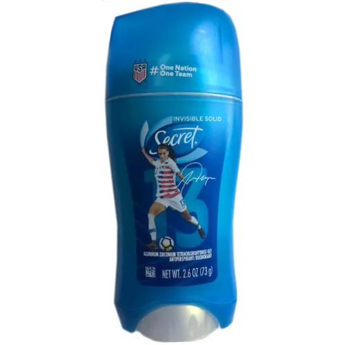 Кремовий дезодорант-антиперспірант «спорт» Secret One Team 13 Invisible Solid Antiperspirant, 73 г.