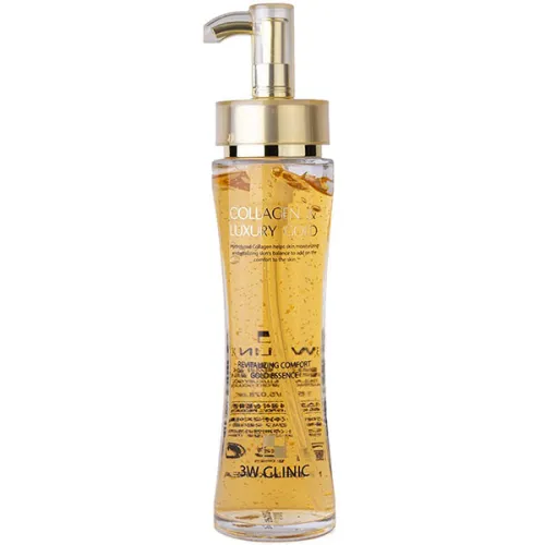 Восстанавливающая эссенция для лица 3W Clinic Collagen & Luxury Gold Revitalizing Comfort Gold Essence с золотом и