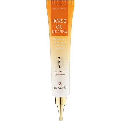 Крем для шкіри навколо очей 3W Clinic Horse Oil Eye Cream із кінським жиром, 40 мл.