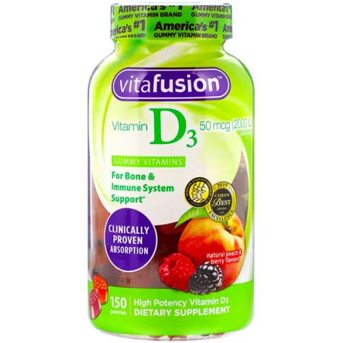 Жевательный витамин D3 для взрослых Vitafusion Adult Vitamin D3 Gummies