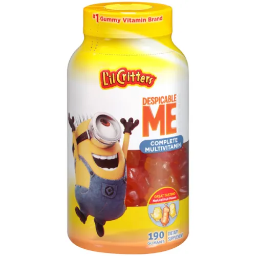 Мультивитаминный жевательный комплекс для детей от 2 лет Vitafusion L’il Critters Despicable Me Minion Made Complete
