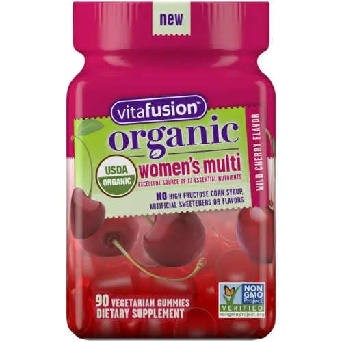 Органический мультивитаминный жевательный комплекс для женщин Vitafusion Organic Women’s Gummy Multivitamin