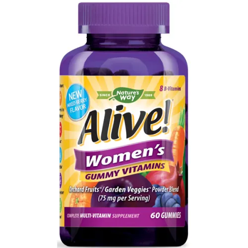 Мультивитаминный жевательный комплекс для женщин Nature’s Way Alive! Womens Gummy Multivitamin Supplements