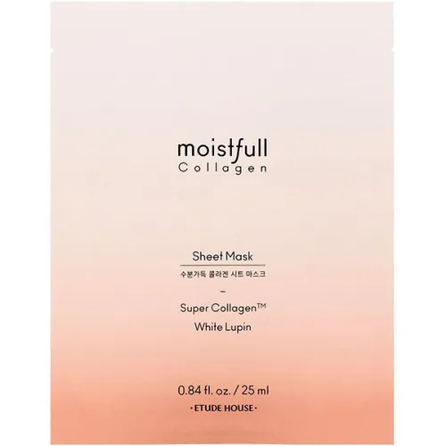 Зволожуюча тканинна маска Etude House Collagen Moistfull Mask Sheet з колагеном, 25 мл.