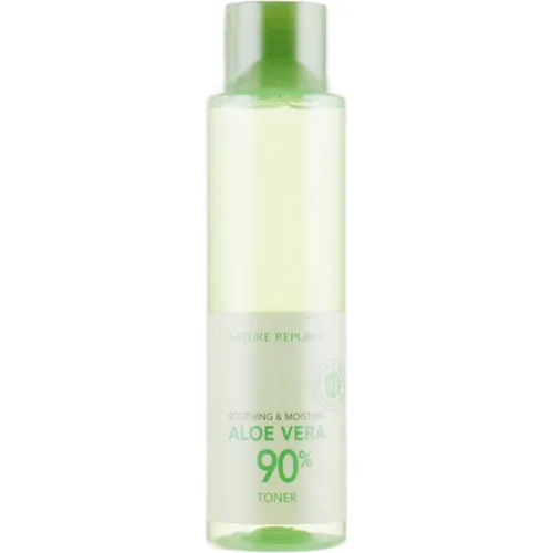 Тонер для лица Nature Republic Soothing and Moisturizing Aloe Vera 90% Toner с экстрактом алоэ вера, 160 мл.