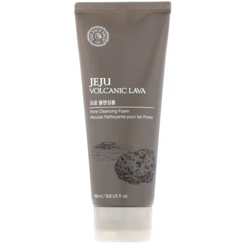 Очищающая пенка The Face Shop Jeju Volcanic Lava Pore Cleansing Foam с экстрактом вулканической лавы, 150 мл.