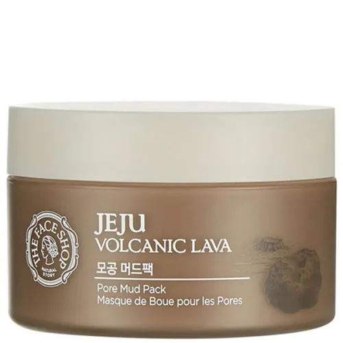Маска для лица The Face Shop Jeju Volcanic Lava Pore Mud Pack с экстрактом вулканической лавы, 100 мл.