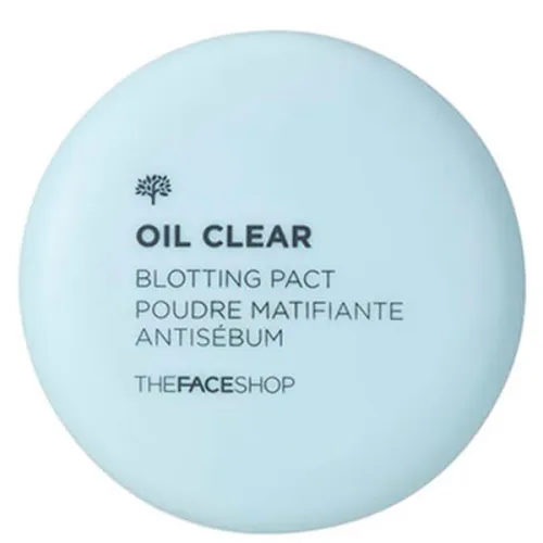 Матуюча компактна пудра для обличчя The Face Shop Oil Clear Blotting Pact Poudre Matifiante, 9 г.