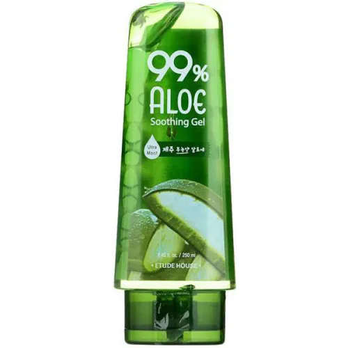 Зволожуючий гель для обличчя та тіла Etude House 99% Aloe Soothing Gel з 99% екстрактом алое, 250 мл.