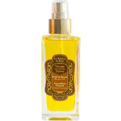 Парфюмированное масло для тела, волос, массажа и ванны «аюрведа» La Sultane De Saba Beauty Oil Oriental Ayurvedic, 100 мл.