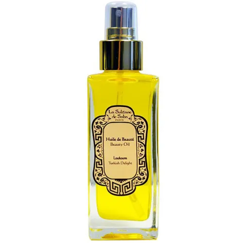 Парфюмированное масло для тела, волос, массажа и ванны «рахат-лукум» La Sultane De Saba Beauty Oil Turkish Delight, 100 мл.