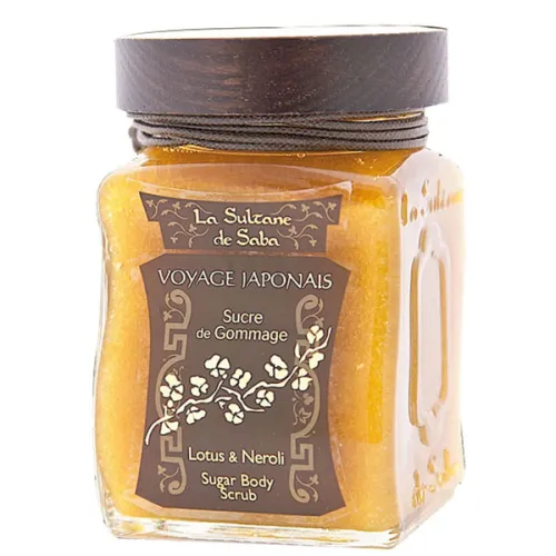 Сахарный гоммаж для тела «лотос и нероли» La Sultane De Saba Sugar Scrub Lotus & Neroli, 300 мл.