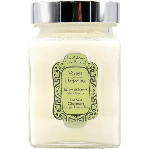 Масло для обличчя, тіла та волосся «зелений чай La Sultane De Saba Shea Butter Ginger Green Tea з імбиром», 300 мл.
