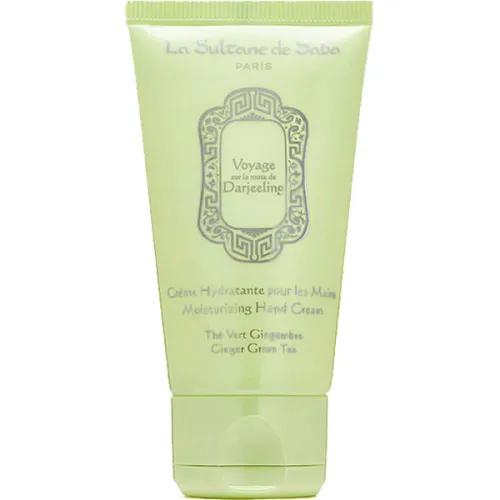 Зволожуючий крем для рук «зелений чай La Sultane De Saba Moisturizing Hand Cream Ginger Green Tea з імбиром», 50 мл.