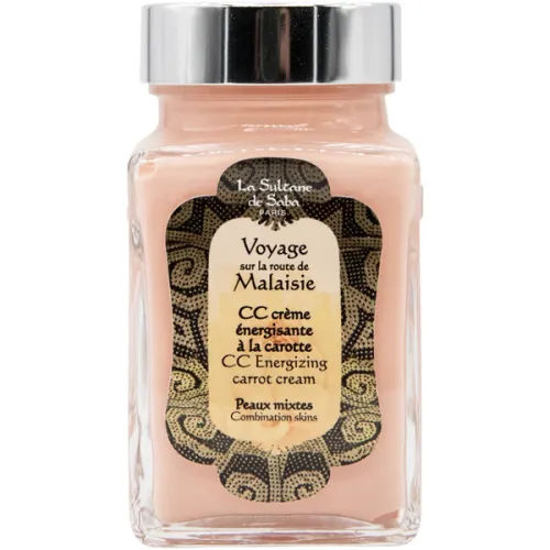Морковный CC крем для комбинированой кожи лица La Sultane De Saba CC Energizing Carrot Cream Combination Skin, 100 мл.