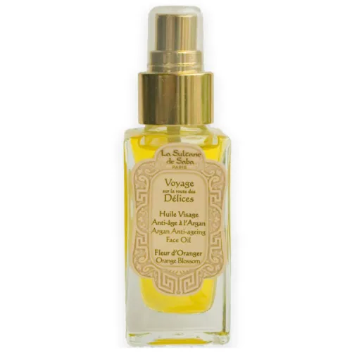 Аргановое антивозрастное масло для лица «апельсиновый цвет» La Sultane De Saba Argan Anti-Ageing Face Oil Orange Blossom, 50