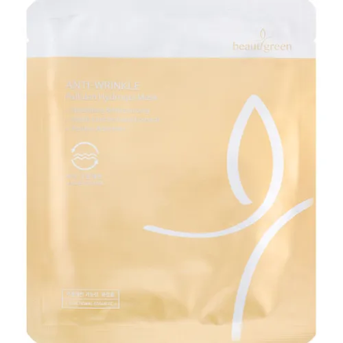 Омолоджуюча гідрогелева маска для обличчя Beauugreen Anti-Wrinkle Pullulan Hydrogel Mask з гіалуроновою кислотою, 30 мл.