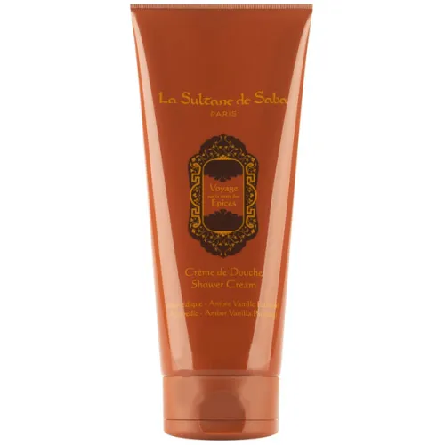 Крем-гель для душа «аюрведа» La Sultane De Saba Ayurvedic Amber Vanille Patchouli Shower Cream, 200 мл.