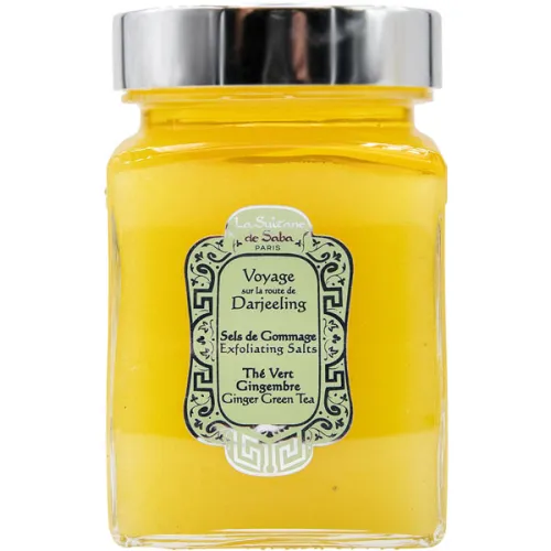Скраб для тела «зеленый чай La Sultane De Saba Green Tea & Ginger Exfoliating Salts с имбирем», 300 г.