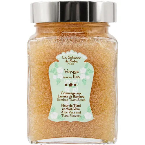 Скраб для тіла «тіаре, алое вера та бамбук» La Sultane De Saba Tiare Flower & Aloe Vera Bamboo Tears Scrub, 300 г.