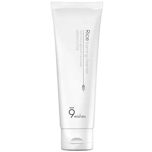 Очищающая пенка для лица из рисовой муки 9 Wishes Rice Foaming Cleanser, 120 мл.