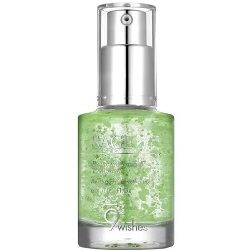Укрепляющая эссенция для лица 9 Wishes Sage Capsule Essence с экстрактом шалфея, 30 мл.