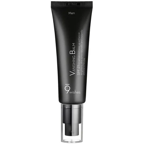 Чоловічий крем для вирівнювання тону шкіри обличчя 9 Wishes Vanishing Balm Tone Up For Men Cream SPF21, 50 мл.