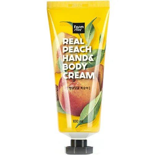 Крем для рук і тіла FarmStay Real Peach Hand & Body Cream з екстрактом персика, 100 мл.