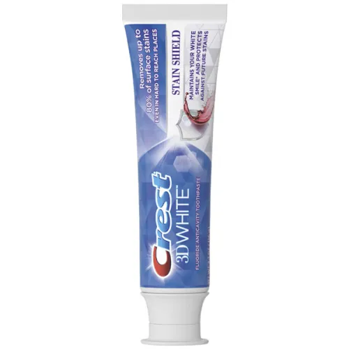Відбілююча зубна паста Crest 3D White Stain Shield Whitening Toothpaste із захистом від плям, 116 г.