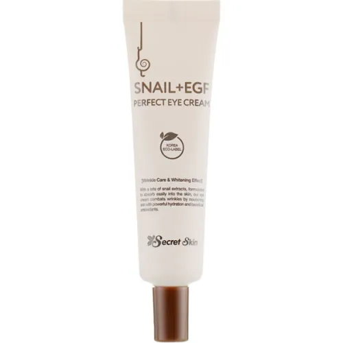 Крем для шкіри навколо очей Secret Skin Snail+EGF Perfect Eye Cream з муцином равлика, 30 г.