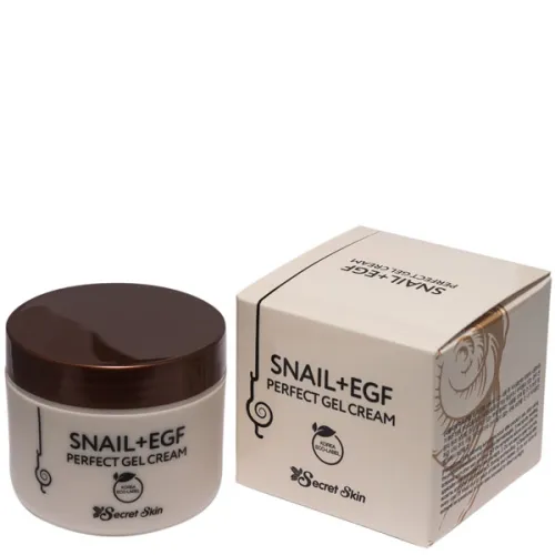 Крем-гель для лица Secret Skin Snail+EGF Perfect Gel Cream с муцином улитки, 50 г.