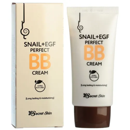 BB-крем Secret Skin Snail+EGF Perfect BB Cream з муцином равлика, 50 г.