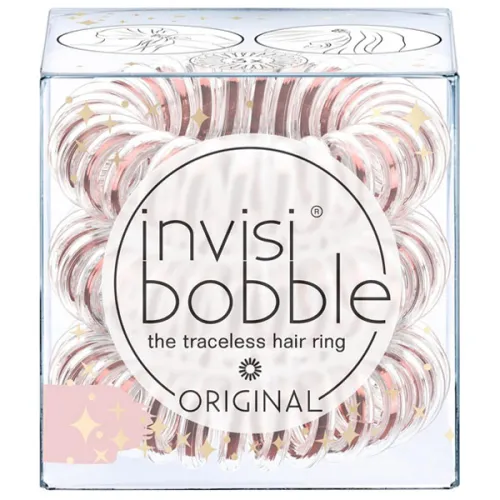 Резинка-браслет для волос «прозрачно-розовая» Invisibobble Original I Live In Wonderland You Are In my Wishlist