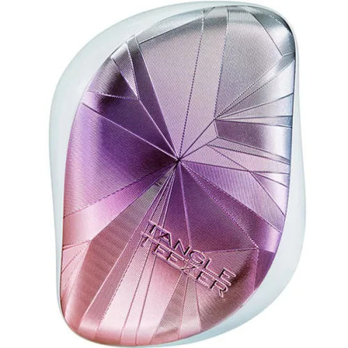 Легендарна щітка для волосся «бузково-біла» Tangle Teezer Compact Styler Smashed Holo Blue