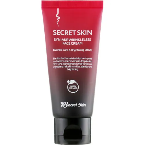 Крем для лица Secret Skin Syn-Ake Wrinkleless Face Cream с пептидом змеиного яда, 50 г.