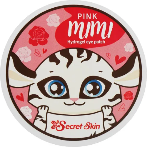 Гідрогелеві патчі для очей Secret Skin Pink Mimi Hydrogel Eye Patch з екстрактом дамаської троянди