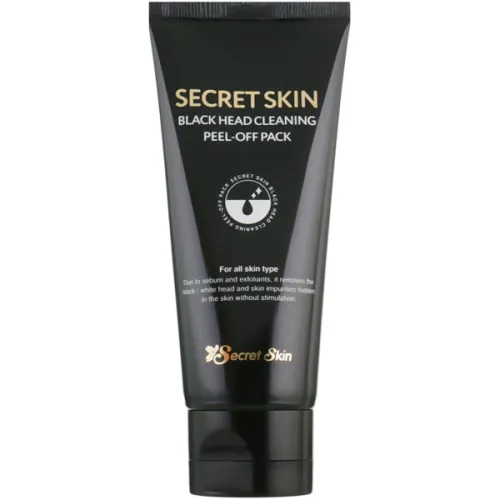 Маска-пленка против черных точек Secret Skin Black Head Cleaning Peel-Off Pack, 100 мл.