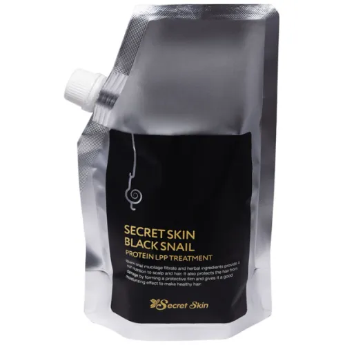 Маска для волосся Secret Skin Black Snail Protein LPP Treatment з ефектом ламінування та муцином чорного равлика, 480 г.