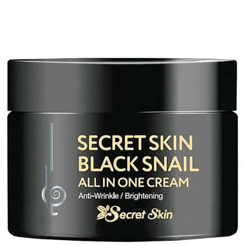 Крем для лица Secret Skin Black Snail All In One Cream с муцином черной улитки, 50 г.