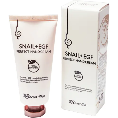 Крем для рук Secret Skin Snail+EGF Perfect Hand Cream з муцином равлика, 50 мл.