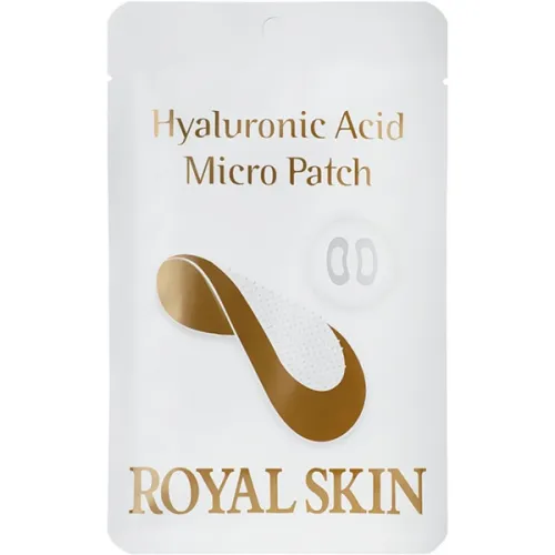 Гіалуронові мезо-патчі Royal Skin Hyaluronic Acid Micro Patch з мікроголками, 2.56 г.