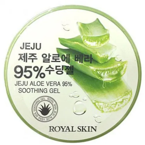 Багатофункціональний гель Royal Skin Jeju Aloe Vera 95% Soothing Gel з екстрактом алоє вера, 300 мл.