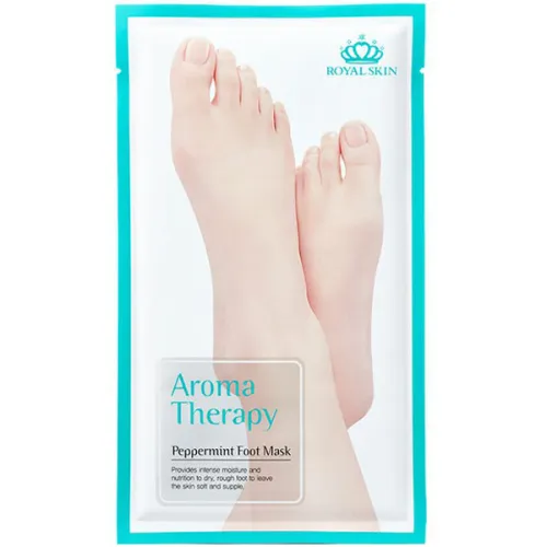 Маска для ніг Royal Skin Aroma Therapy Peppermint Foot Mask з екстрактом м’яти, 15 г.