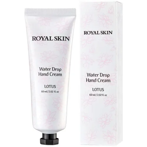 Зволожуючий крем для рук Royal Skin Water Drop Hand Cream Lotus з екстрактом лотоса, 60 мл.