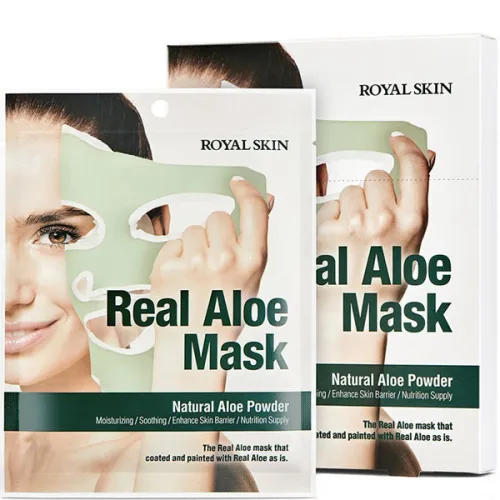 Маска для обличчя Royal Skin Real Aloe Mask з екстрактом алоє вера, 25 г.
