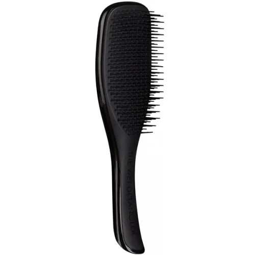 Универсальная расческа для волос увеличенного размера Tangle Teezer The Wet Detangler Black Gloss Large с ручкой «черная»