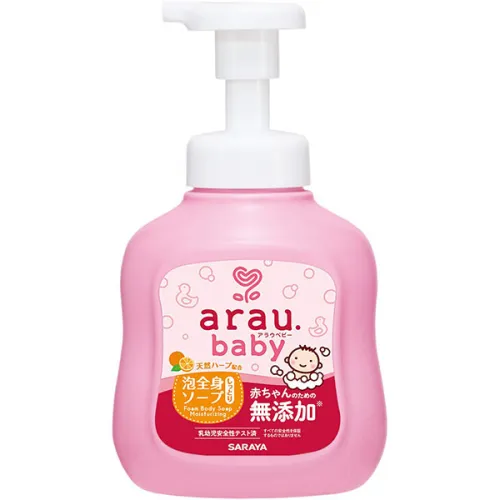 Дитяча зволожуюча гель-пінка для купання Arau Baby Foam Body Soap Moisturizing, 450 мл.